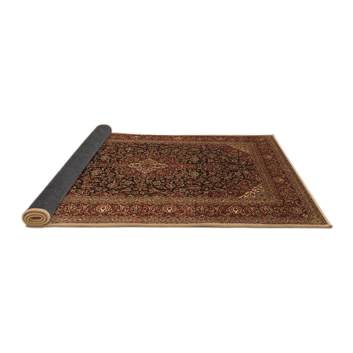 Sideview of Persian Brown Traditional Rug, tr1154brn