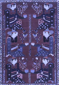 Persian Blue Traditional Rug, tr1155blu