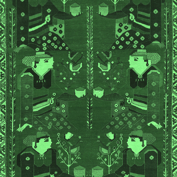 Persian Emerald Green Traditional Rug, tr1155emgrn