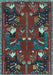 Persian Light Blue Traditional Rug, tr1155lblu