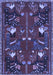 Persian Blue Traditional Rug, tr1155blu