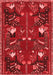 Persian Red Traditional Area Rugs