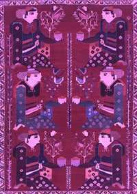 Persian Purple Traditional Rug, tr1155pur