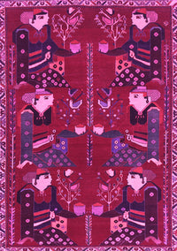 Persian Pink Traditional Rug, tr1155pnk