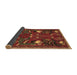 Sideview of Persian Brown Traditional Rug, tr1155brn