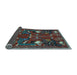 Sideview of Persian Light Blue Traditional Rug, tr1155lblu