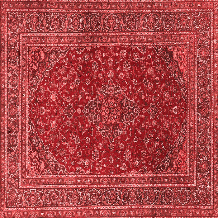 Medallion Red Traditional Rug, tr1156red