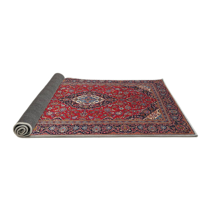 Sideview of Traditional Pink Medallion Rug, tr1157