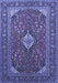 Medallion Blue Traditional Rug, tr1157blu