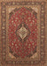 Medallion Brown Traditional Rug, tr1157brn