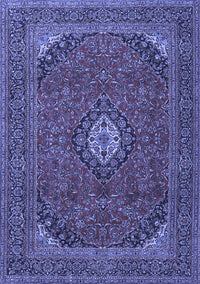 Medallion Blue Traditional Rug, tr1158blu