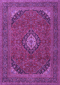 Medallion Purple Traditional Rug, tr1158pur