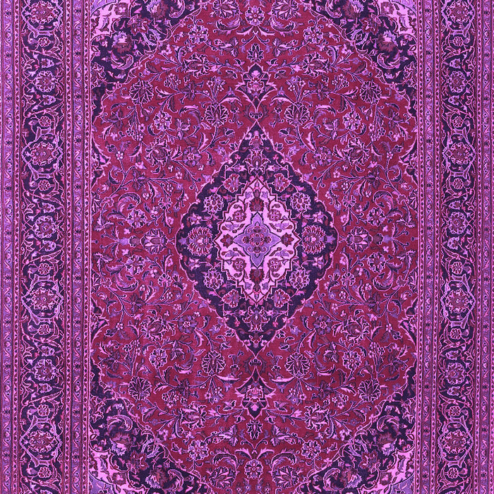 Medallion Purple Traditional Rug, tr1158pur