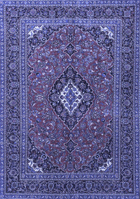 Medallion Blue Traditional Rug, tr1159blu