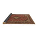 Sideview of Medallion Brown Traditional Rug, tr1159brn