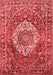 Medallion Red Traditional Area Rugs