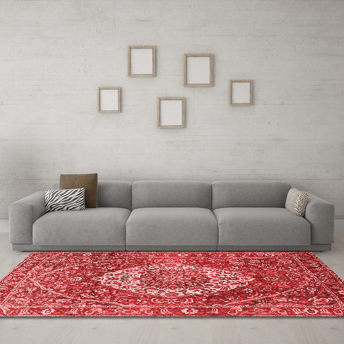 Traditional Red Washable Rugs