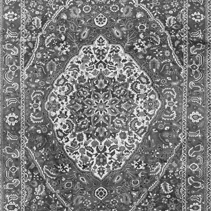 Medallion Gray Traditional Rug, tr1160gry
