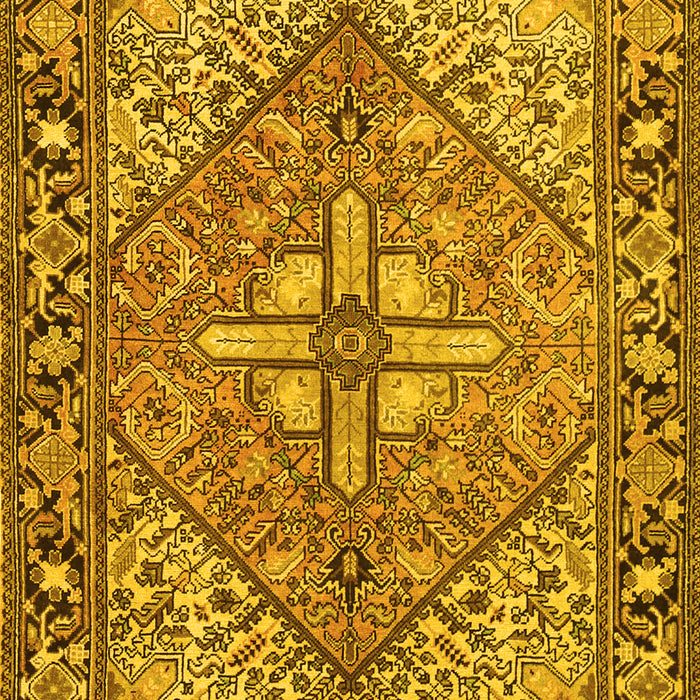 Persian Yellow Traditional Rug, tr1161yw