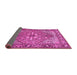 Sideview of Persian Pink Traditional Rug, tr1161pnk