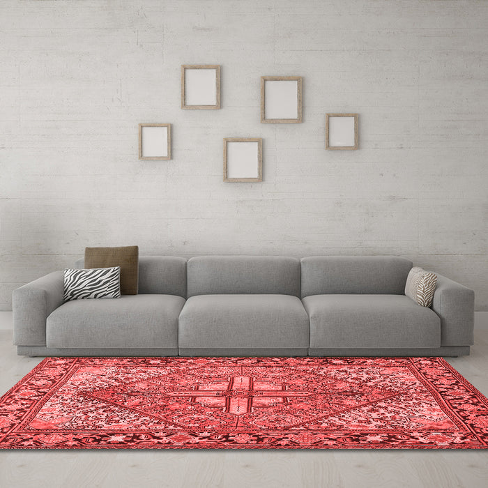 Traditional Red Washable Rugs