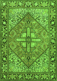 Persian Green Traditional Rug, tr1161grn