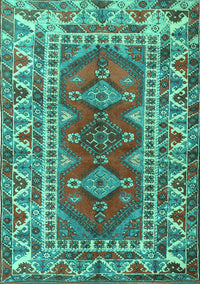 Persian Turquoise Traditional Rug, tr1162turq