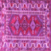 Square Persian Pink Traditional Rug, tr1162pnk