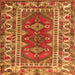 Serging Thickness of Persian Orange Traditional Rug, tr1162org