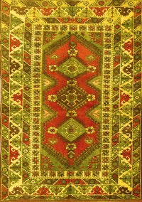 Persian Yellow Traditional Rug, tr1162yw