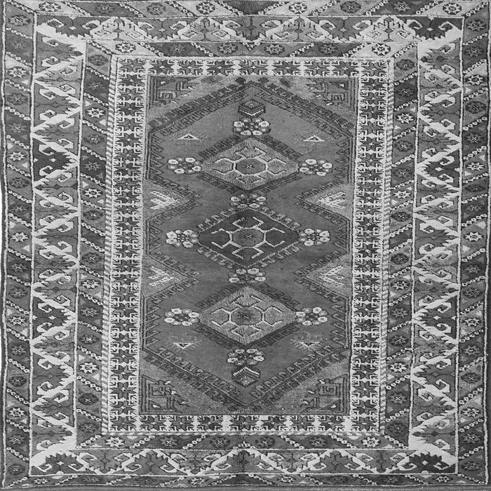 Serging Thickness of Persian Gray Traditional Rug, tr1162gry
