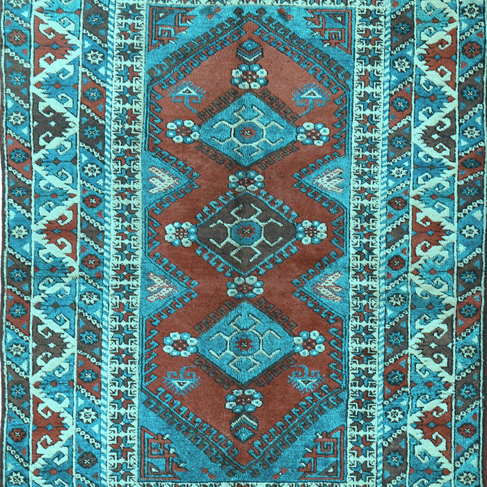 Machine Washable Persian Light Blue Traditional Rug, wshtr1162lblu