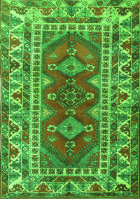 Persian Green Traditional Rug, tr1162grn