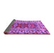 Sideview of Persian Purple Traditional Rug, tr1162pur