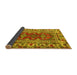 Sideview of Persian Yellow Traditional Rug, tr1162yw