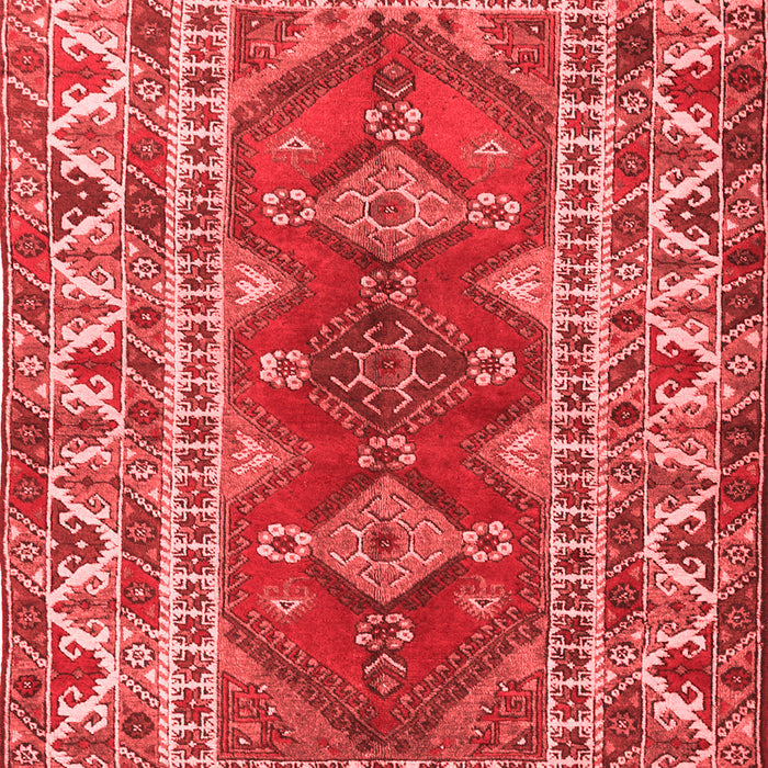Machine Washable Persian Red Traditional Rug, wshtr1162red