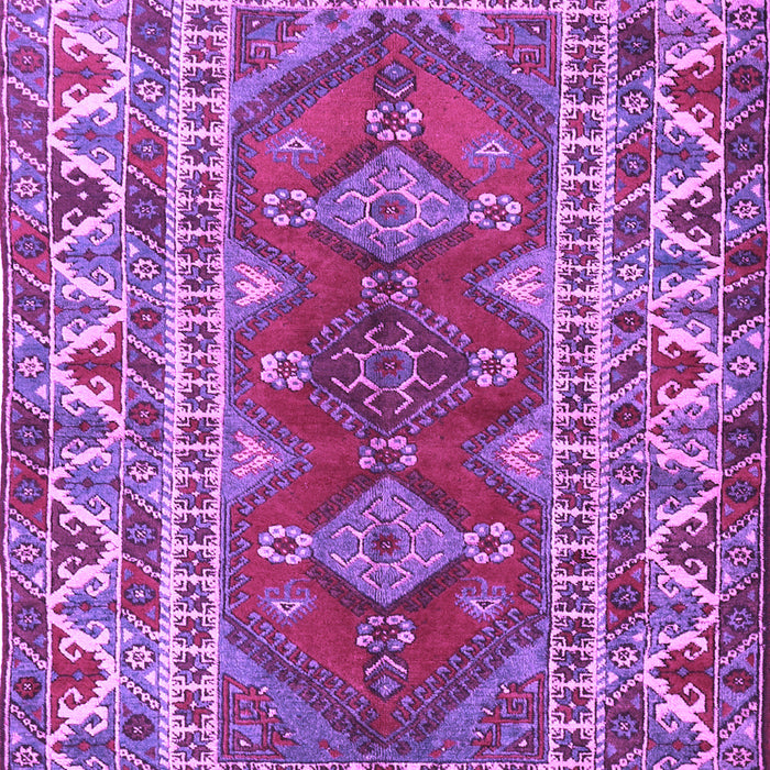 Machine Washable Persian Purple Traditional Area Rugs, wshtr1162pur