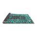 Sideview of Persian Light Blue Traditional Rug, tr1162lblu