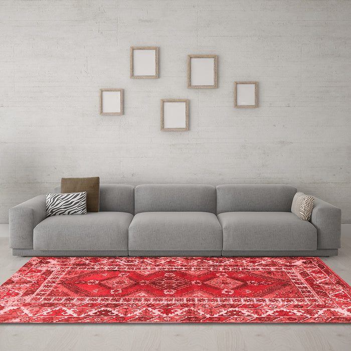 Traditional Red Washable Rugs