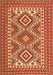 Persian Orange Traditional Rug, tr1163org