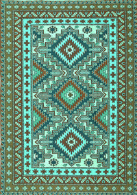 Persian Turquoise Traditional Rug, tr1163turq