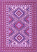 Machine Washable Persian Purple Traditional Area Rugs, wshtr1163pur