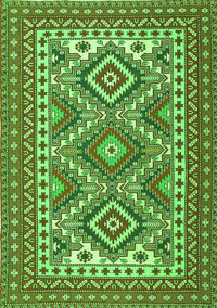 Persian Green Traditional Rug, tr1163grn