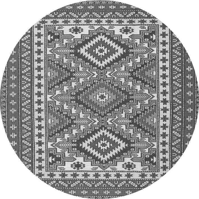 Square Persian Gray Traditional Rug, tr1163gry