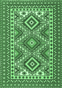 Persian Emerald Green Traditional Rug, tr1163emgrn