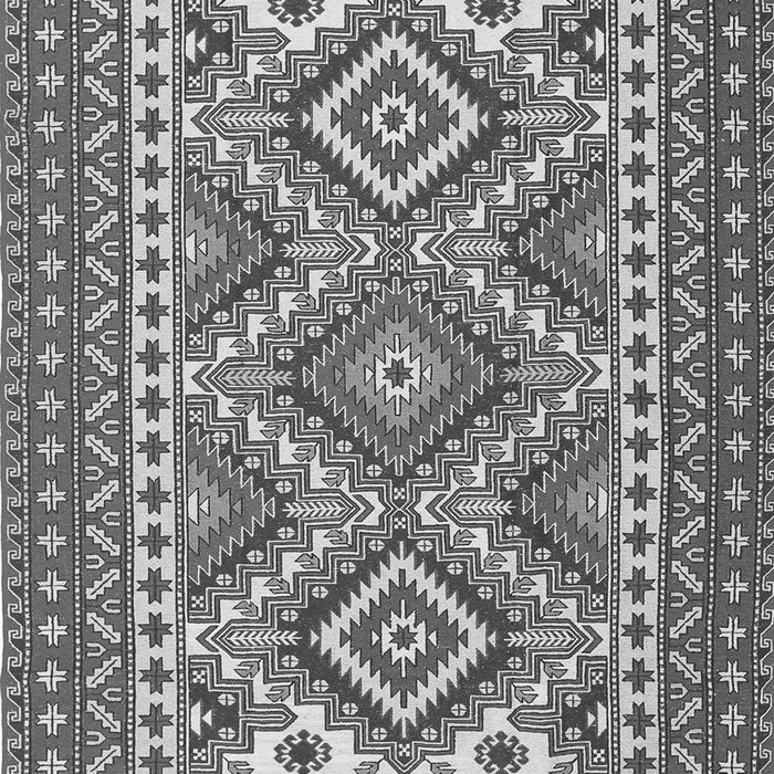 Serging Thickness of Machine Washable Persian Gray Traditional Rug, wshtr1163gry