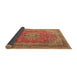 Sideview of Medallion Brown Traditional Rug, tr1165brn