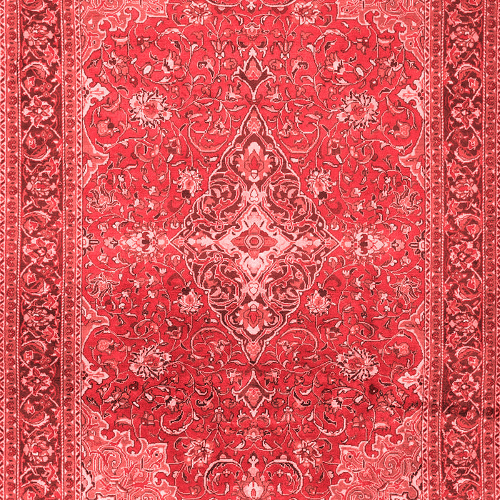 Machine Washable Persian Red Traditional Rug, wshtr1166red