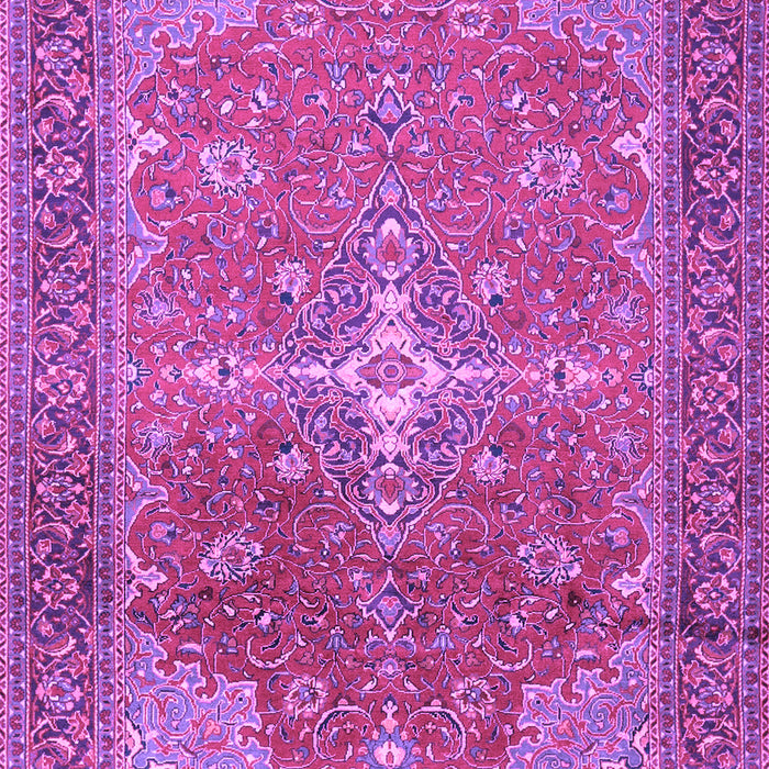 Machine Washable Persian Purple Traditional Area Rugs, wshtr1166pur