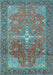 Persian Light Blue Traditional Rug, tr1166lblu